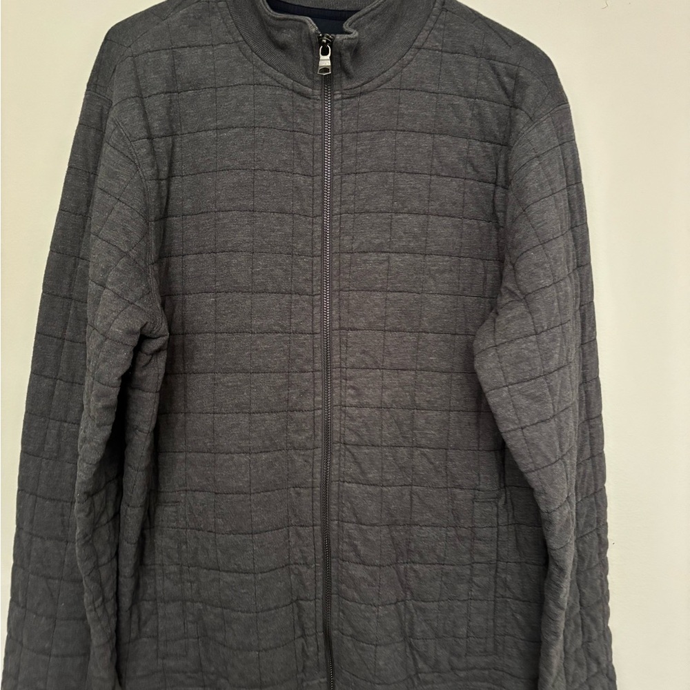 Banana Republic Charcoal Zip-Up Jacket